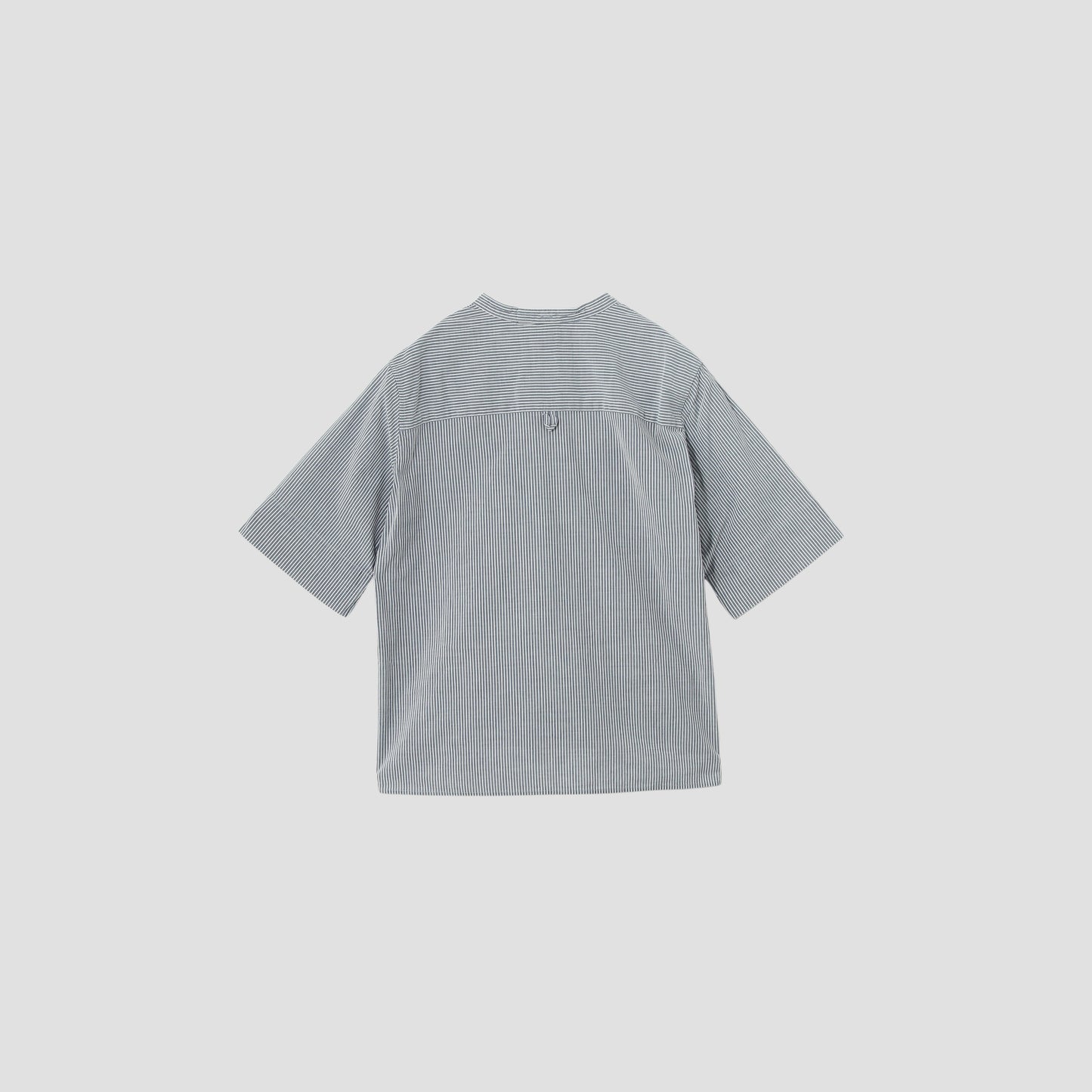 COTTON LINEN STRIPE SHIRT