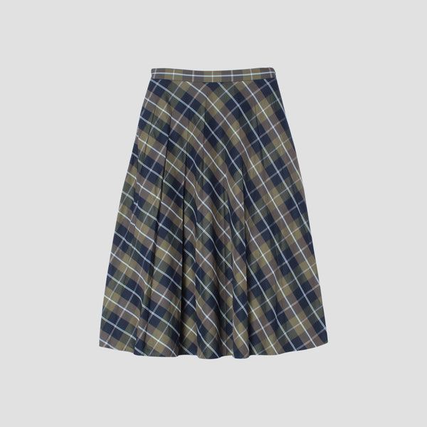 WINDOWPANE CHECK SKIRT
