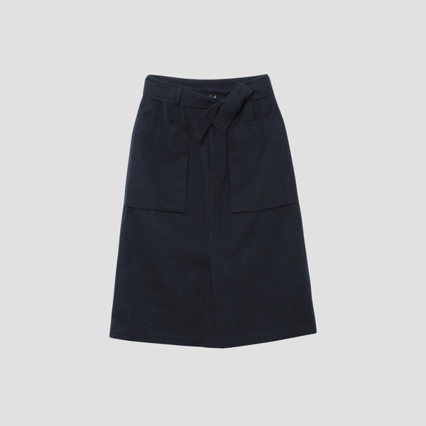 WOOL COTTON DRILL SKIRT