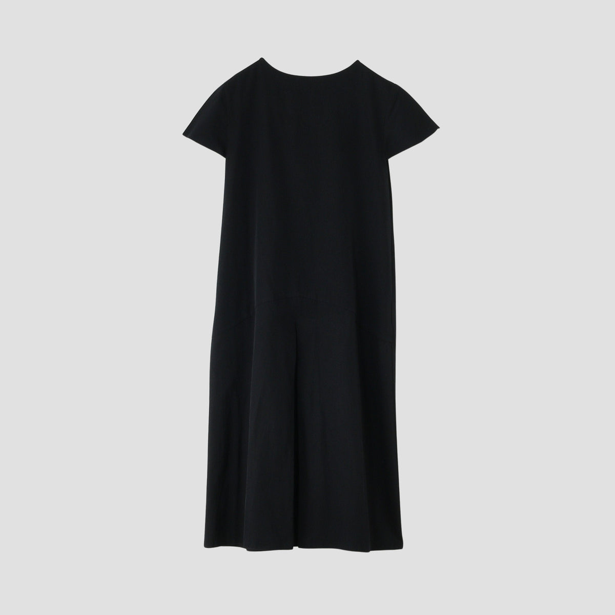 GLAZED COTTON CUPRA DRESS