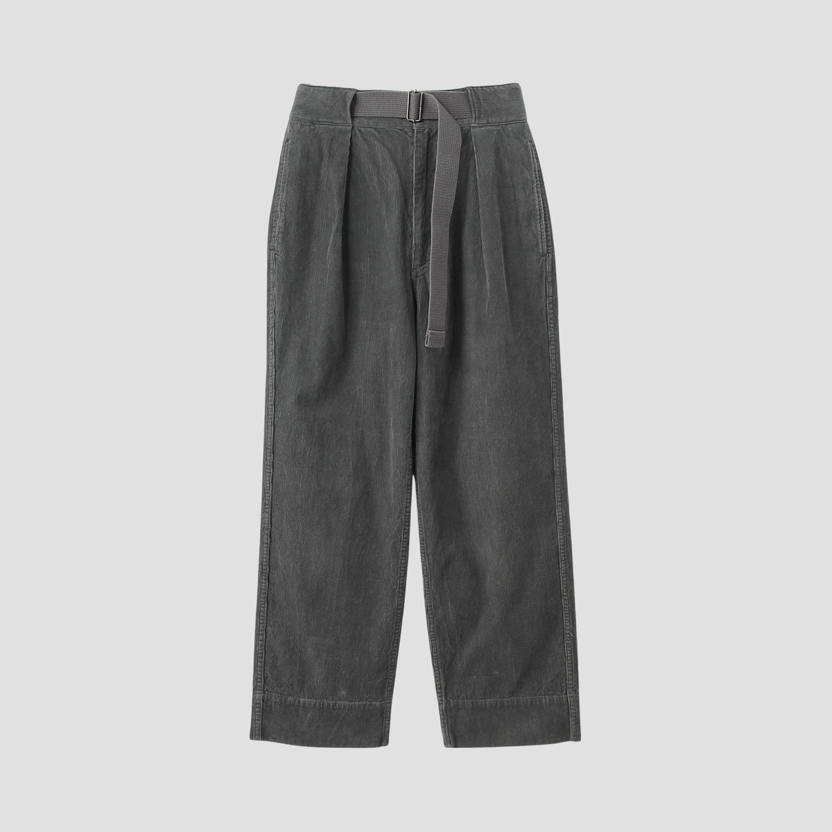 DRY COTTON NEEDLECORD TROUSERS