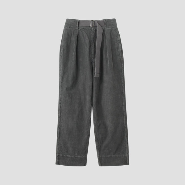 DRY COTTON NEEDLECORD TROUSERS