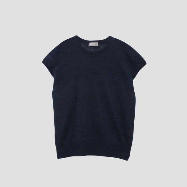 LINEN SLIPOVER KNIT