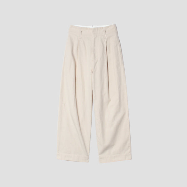 COTTON GABARDINE TROUSERS