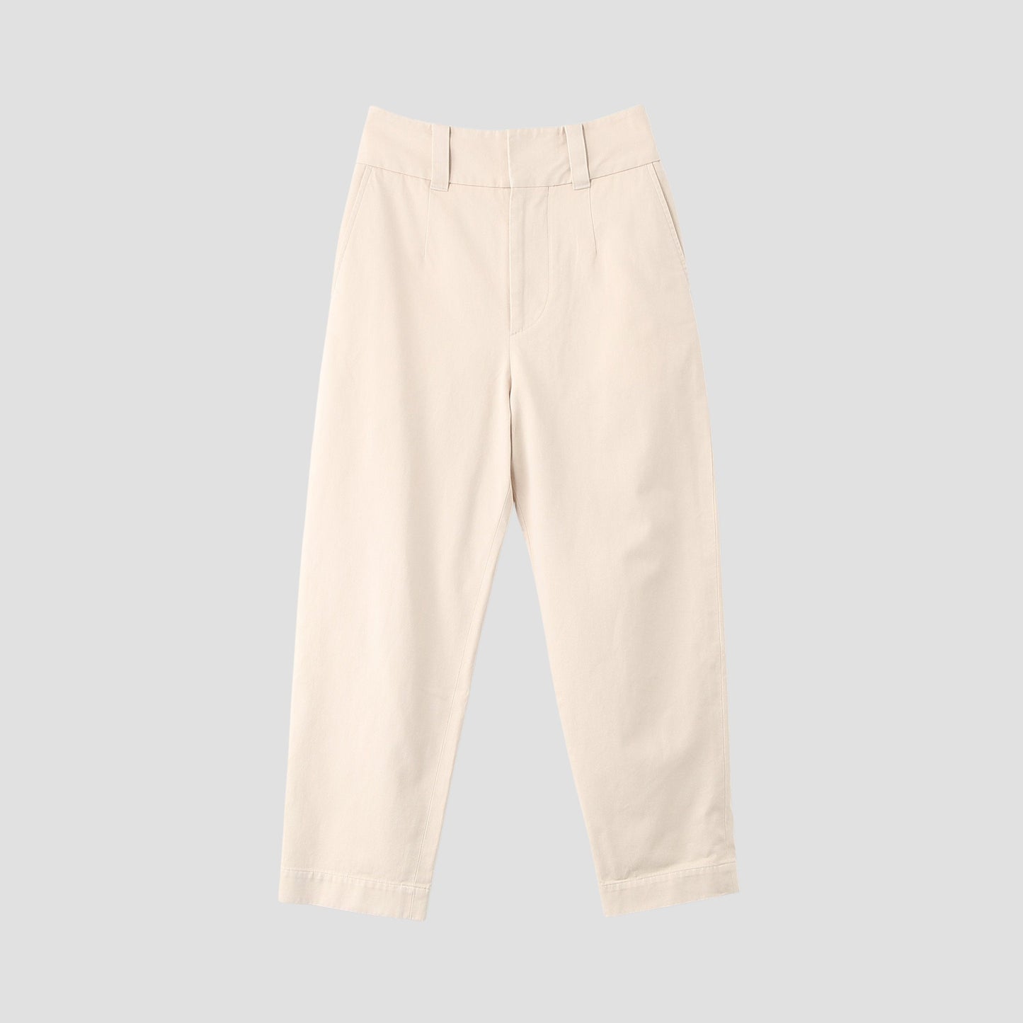 COTTON TWILL TROUSERS