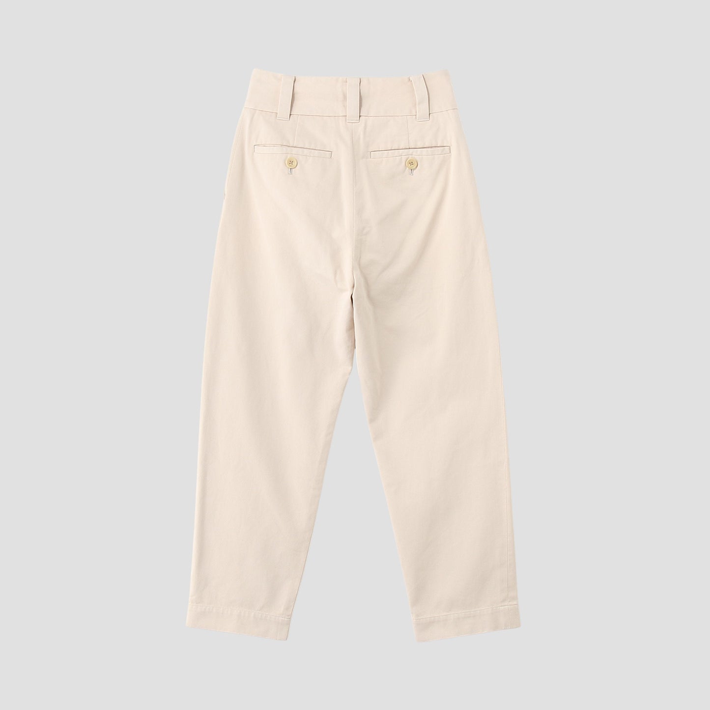 COTTON TWILL TROUSERS