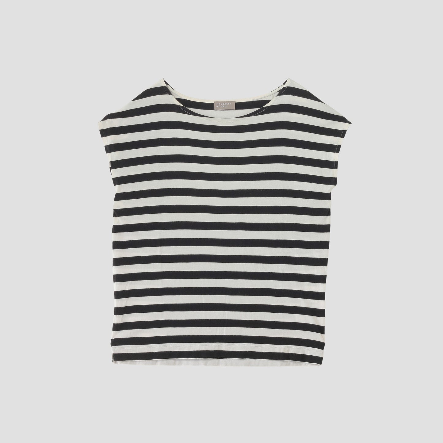WIDE STRIPE COTTON JERSEY