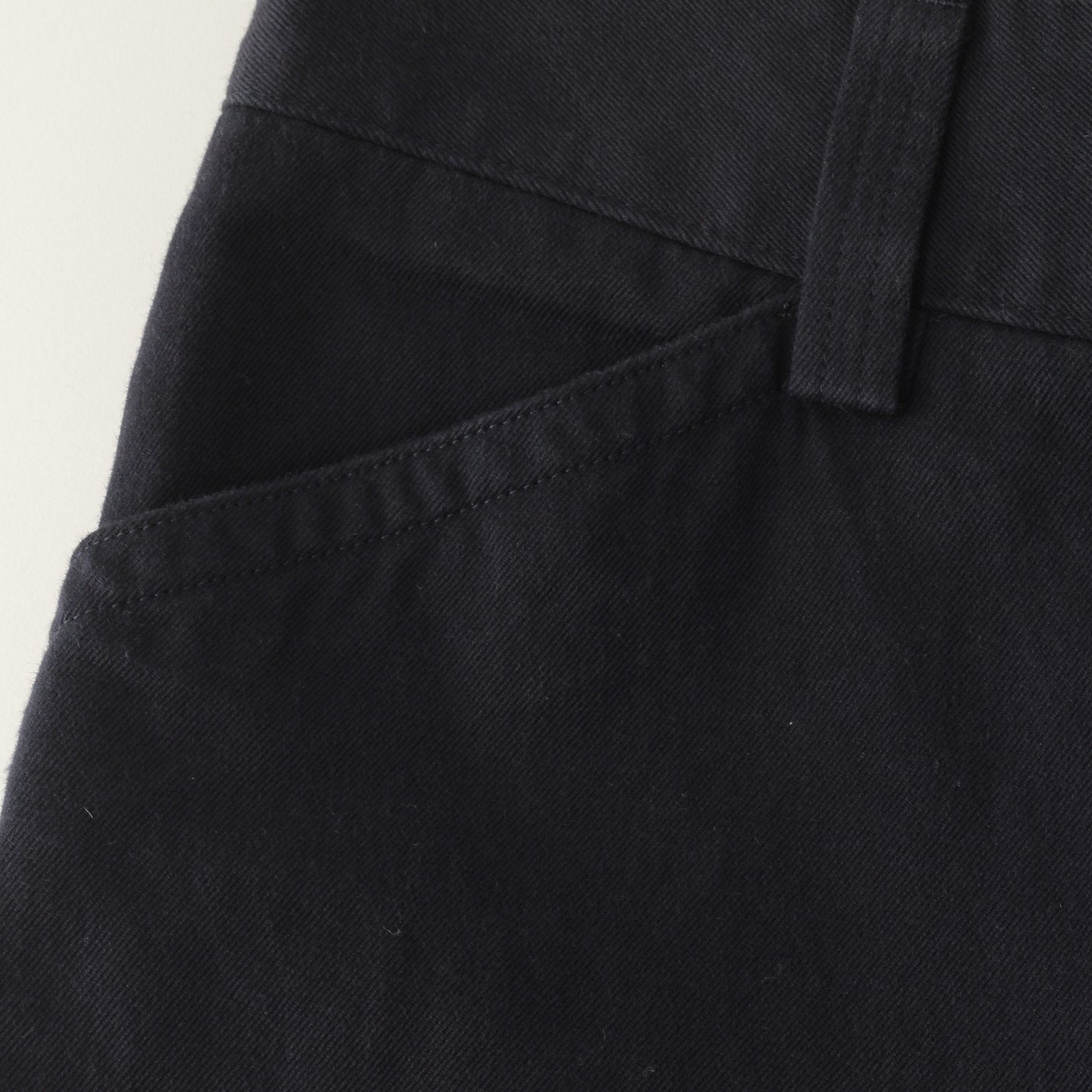 COTTON LINEN TWILL TROUSERS