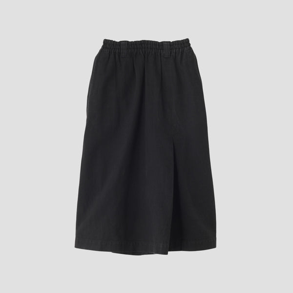 WORN LINEN COTTON DRILL SKIRT
