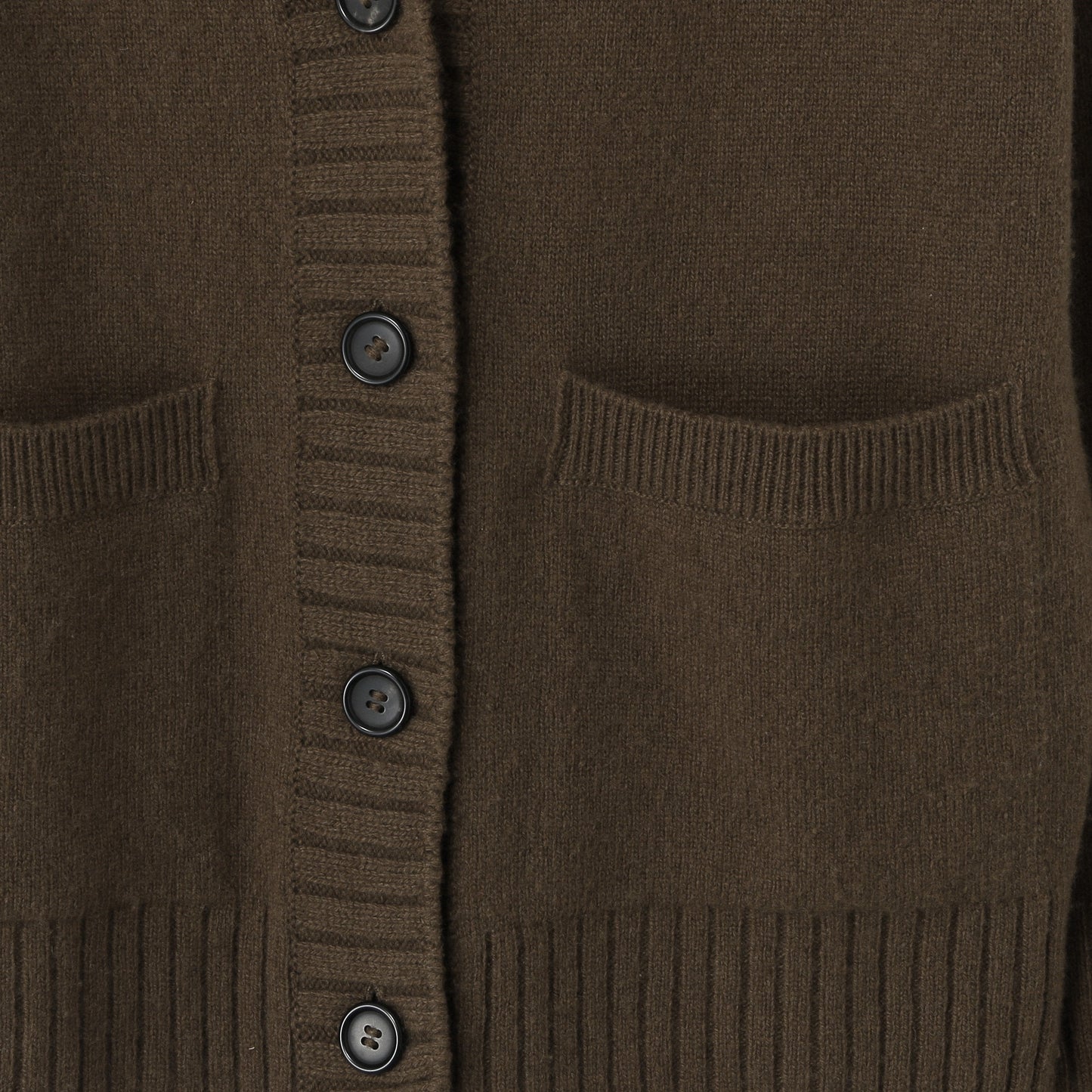 TWISTED CASHMERE WOOL CARDIGAN KNIT