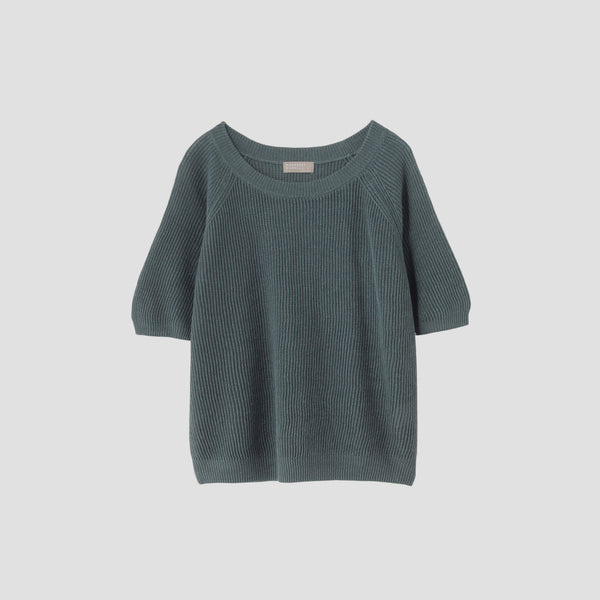 RIBBED LINEN KNIT