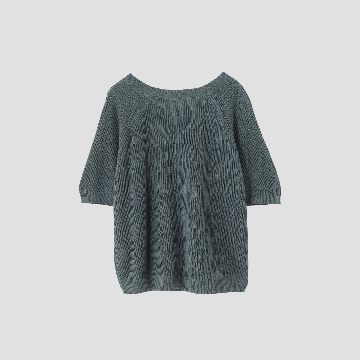 RIBBED LINEN KNIT