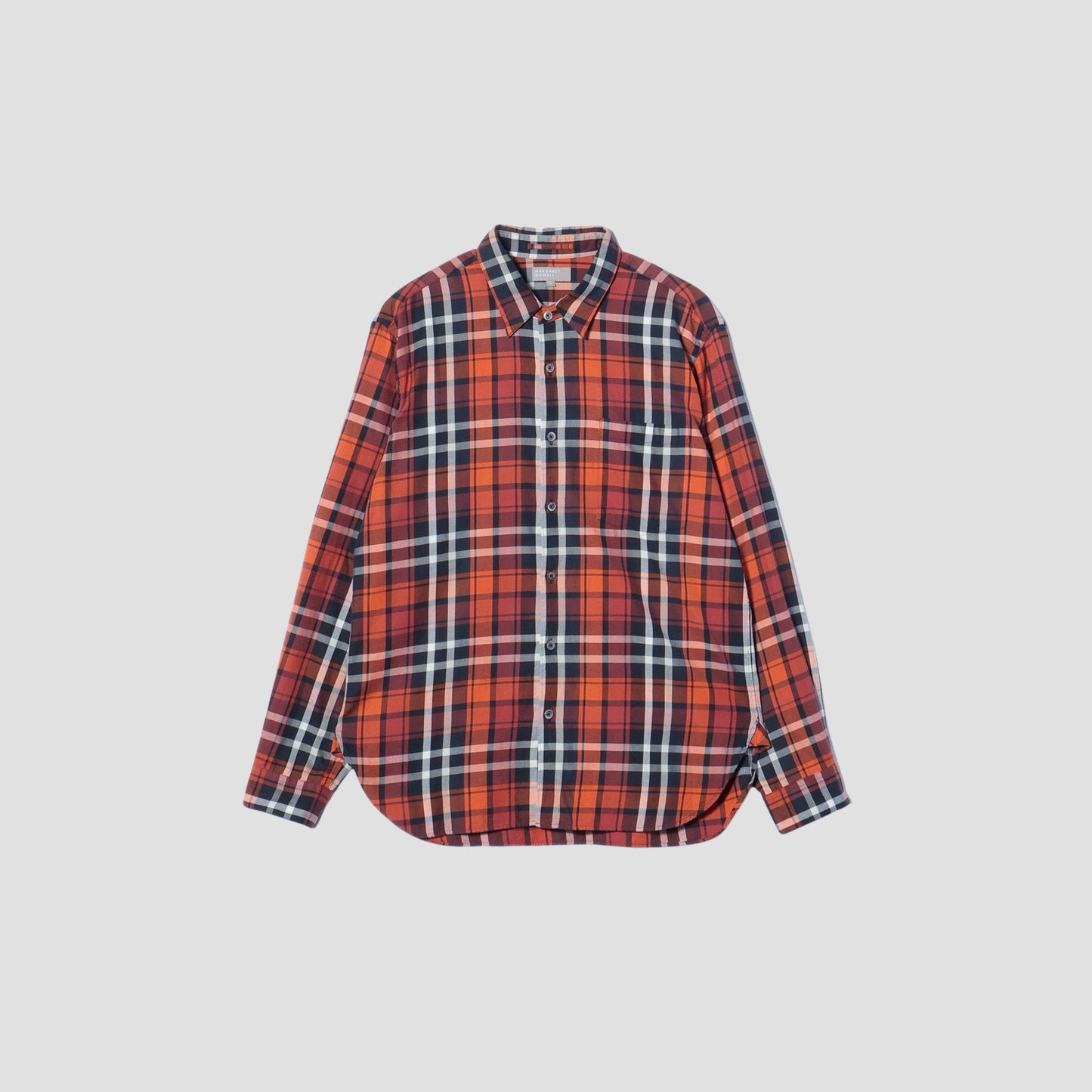ORANGE TARTAN SHIRT