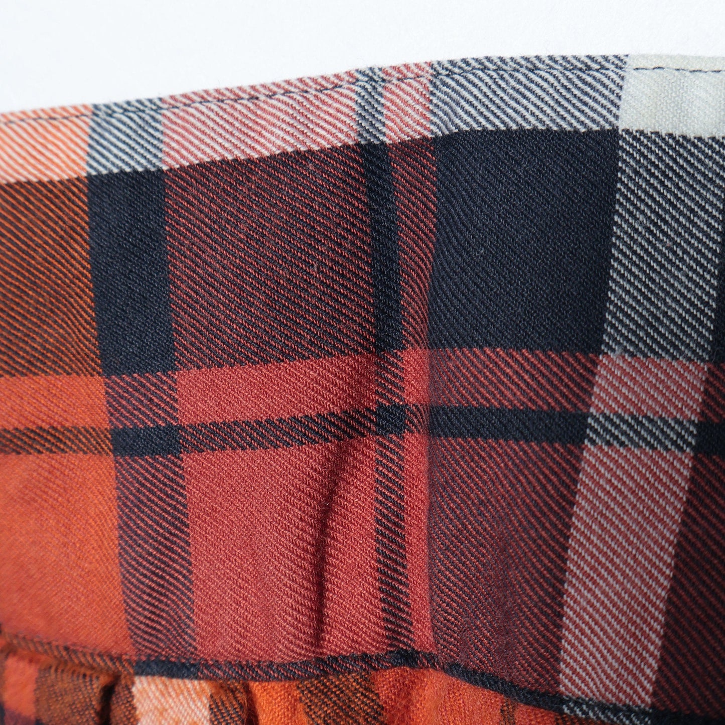 ORANGE TARTAN SHIRT