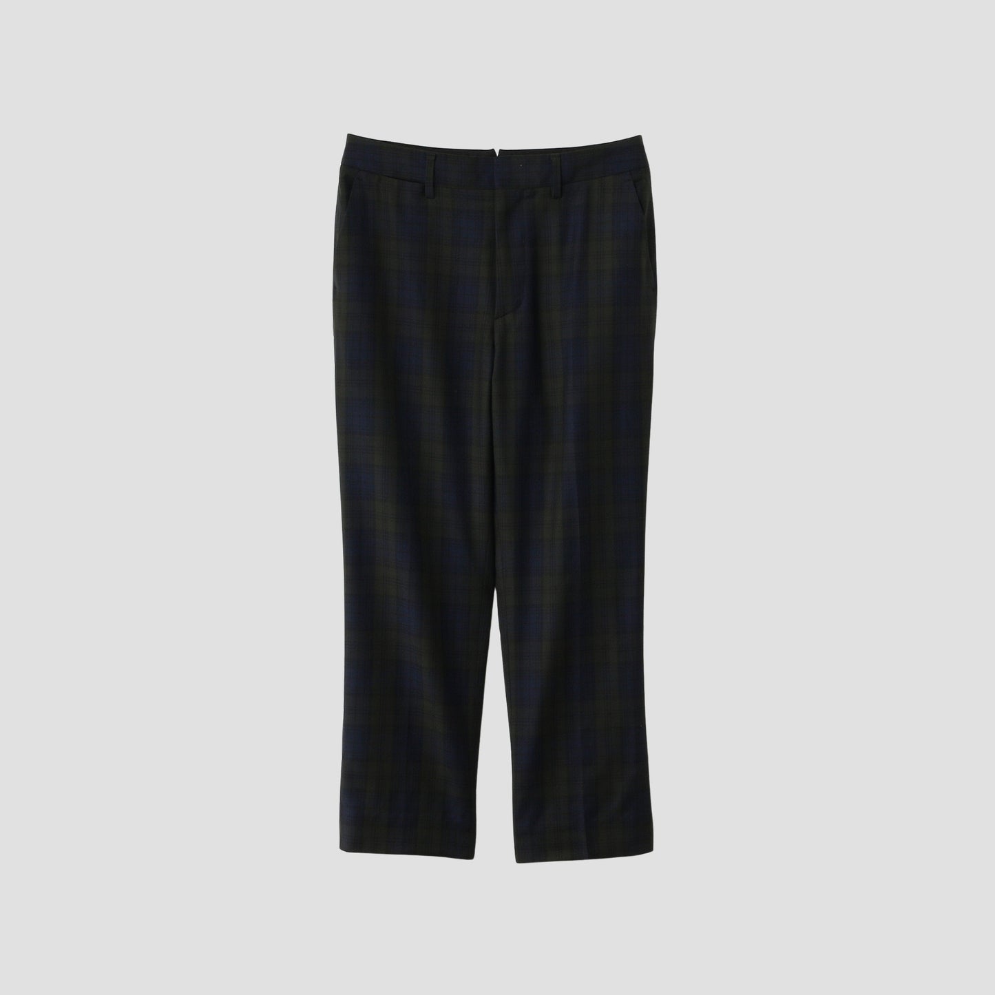 WOOL BLACKWATCH TROUSERS