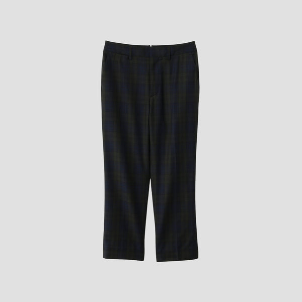 WOOL BLACKWATCH TROUSERS