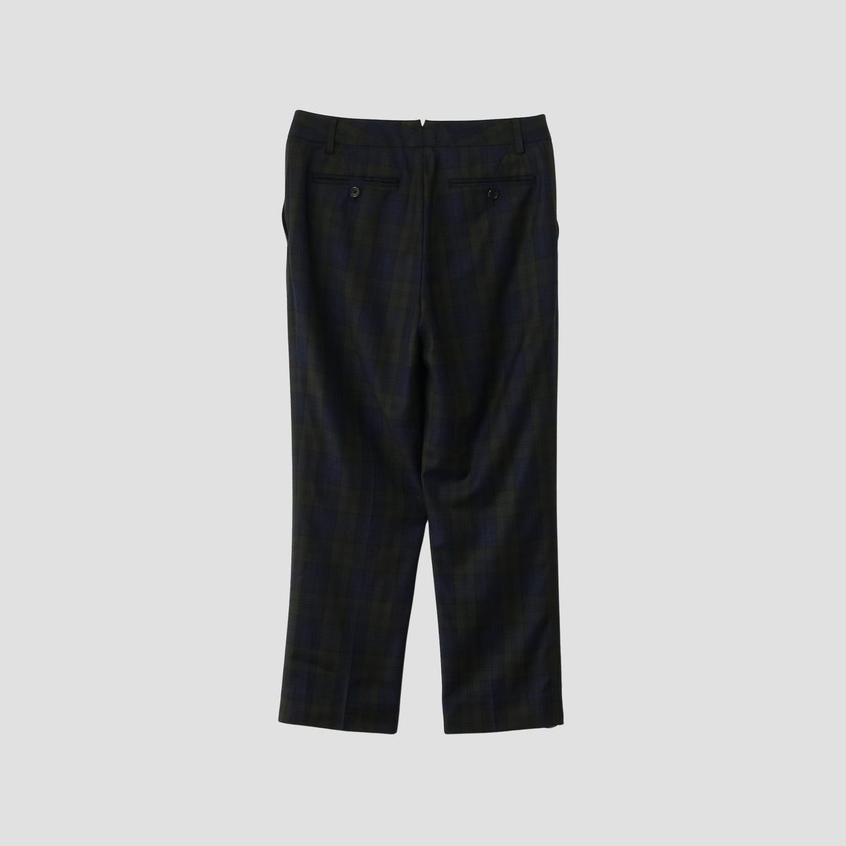 WOOL BLACKWATCH TROUSERS
