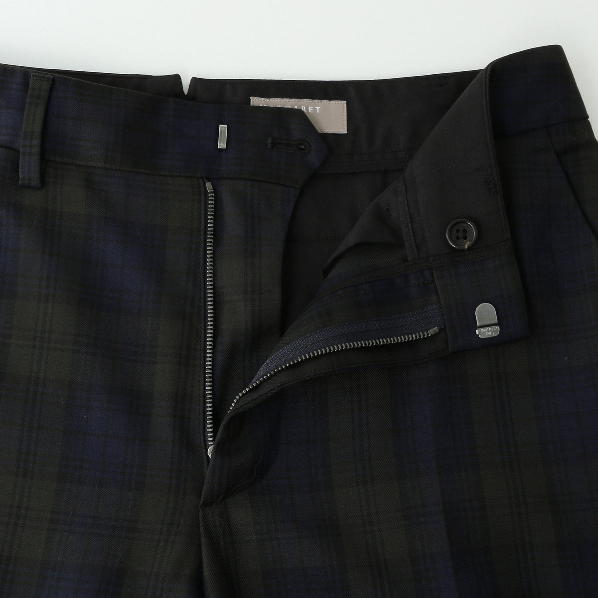 WOOL BLACKWATCH TROUSERS