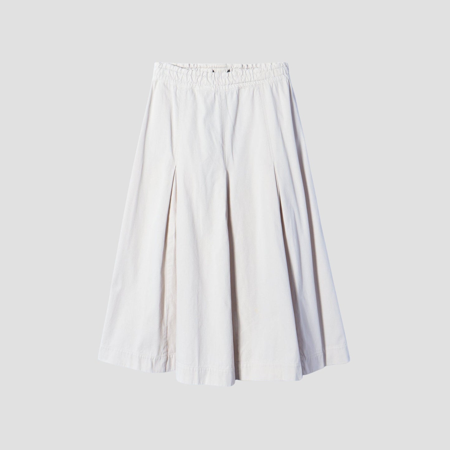 RAISED COTTON TWILL SKIRT