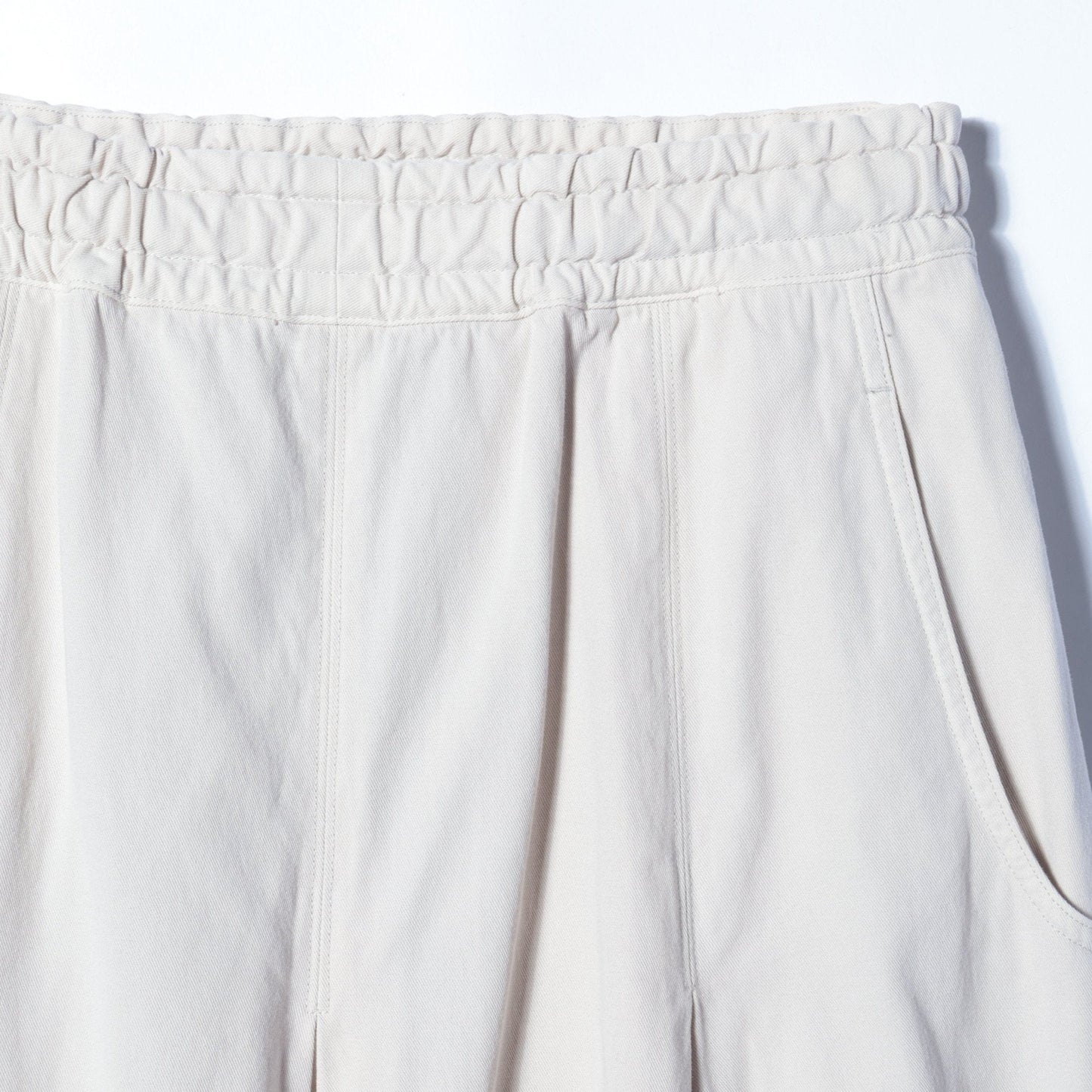RAISED COTTON TWILL SKIRT