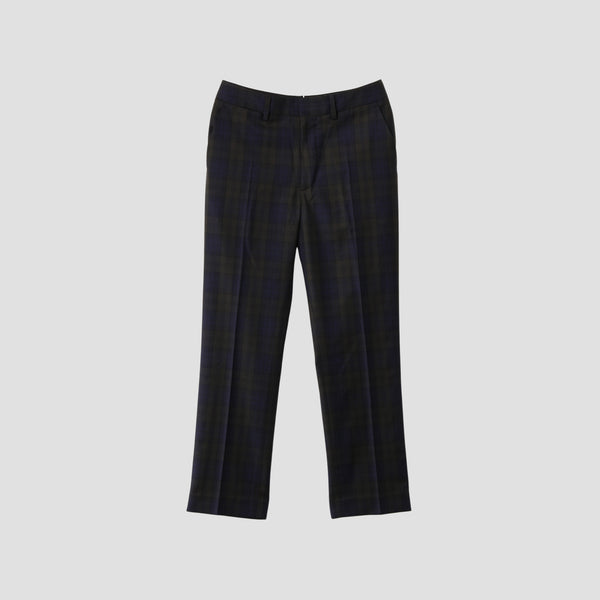 WOOL BLACKWATCH TROUSERS