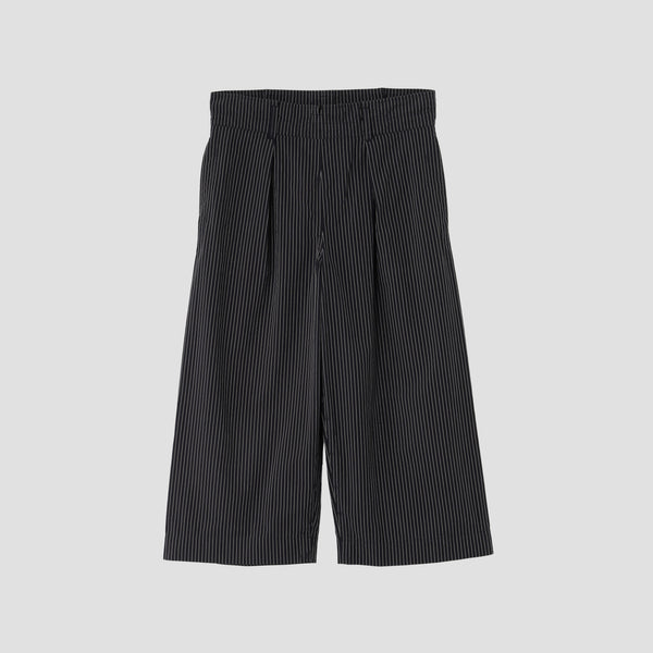 COTTON LINEN STRIPE TROUSERS
