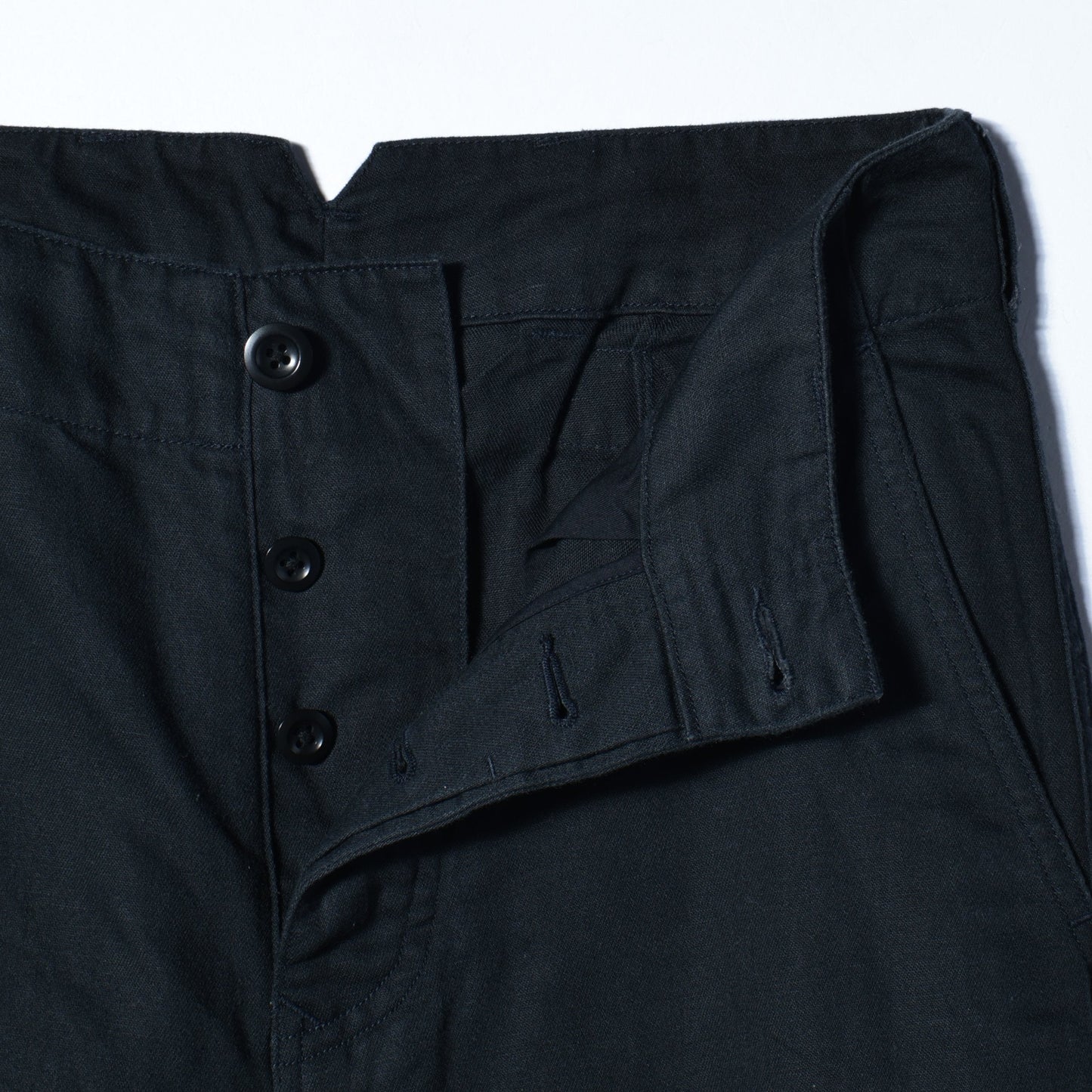 COTTON LINEN DRILL TROUSERS
