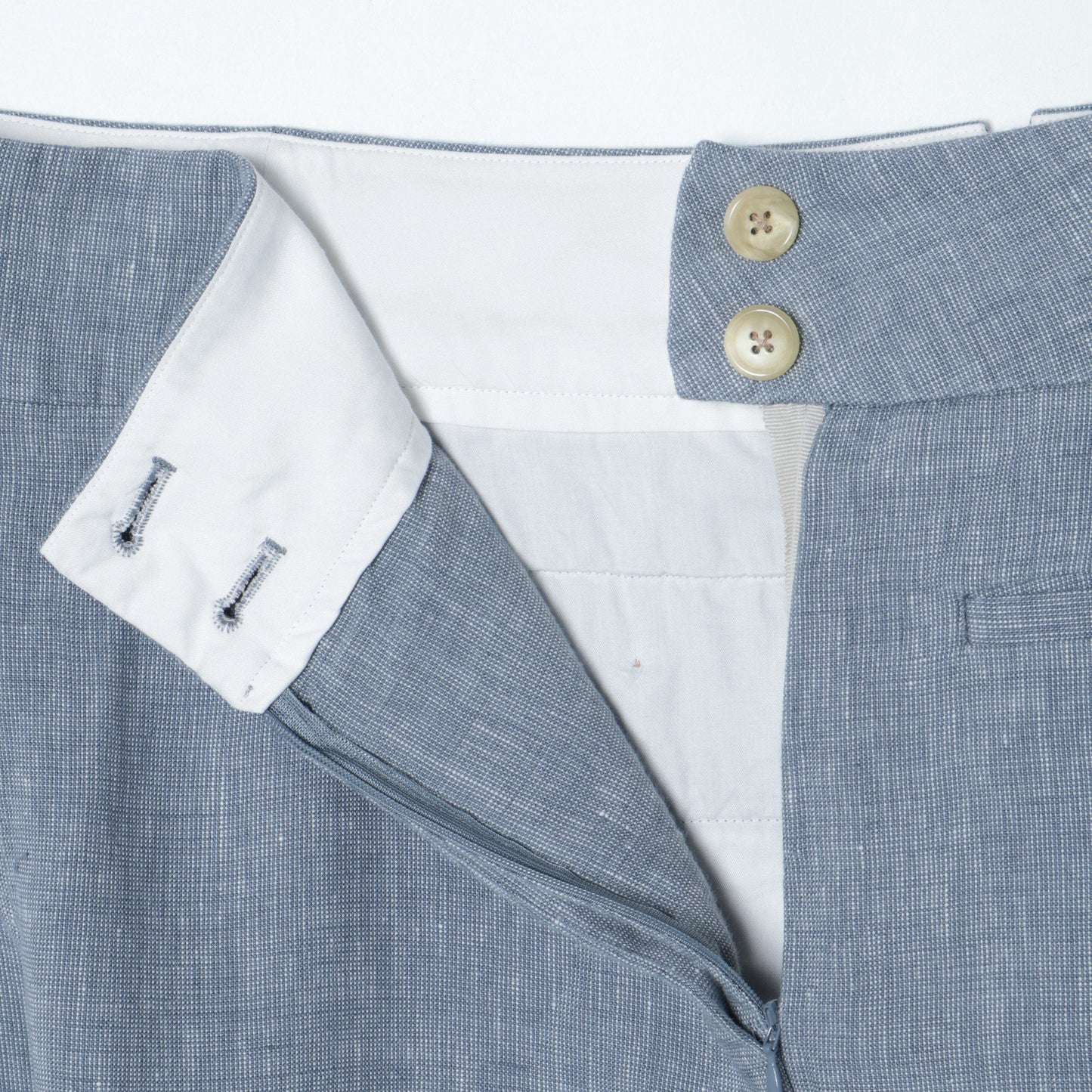 END ON END LINEN TROUSERS