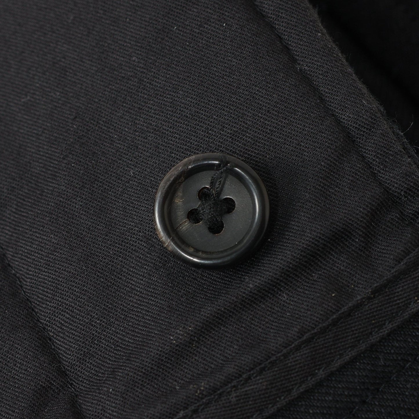 LINEN WOOL TWILL TROUSERS