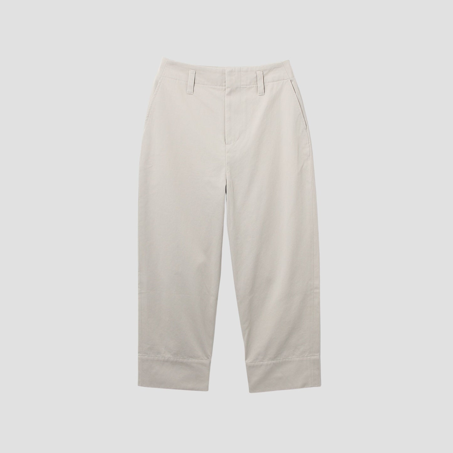 ORGANIC COTTON TWILL TROUSERS