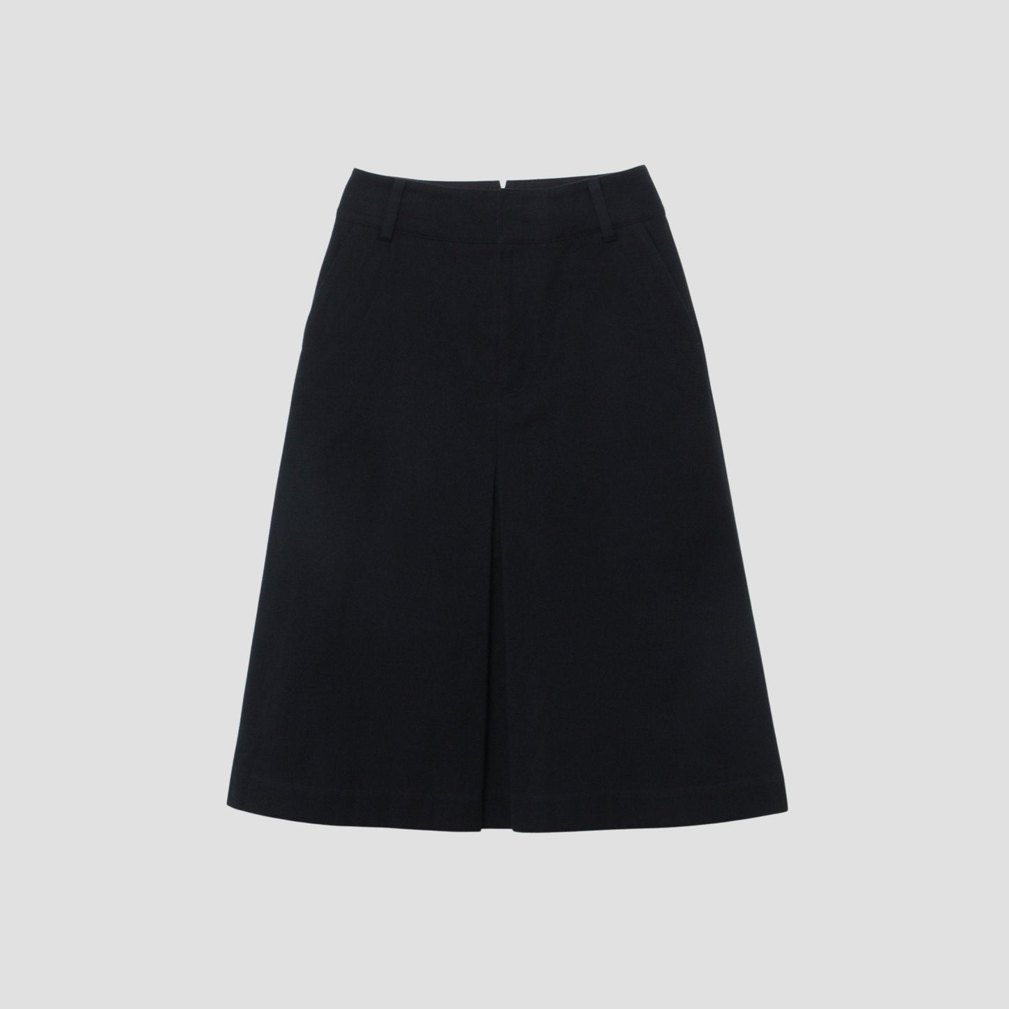 BRUSHED COTTON WOOL SKIRT
