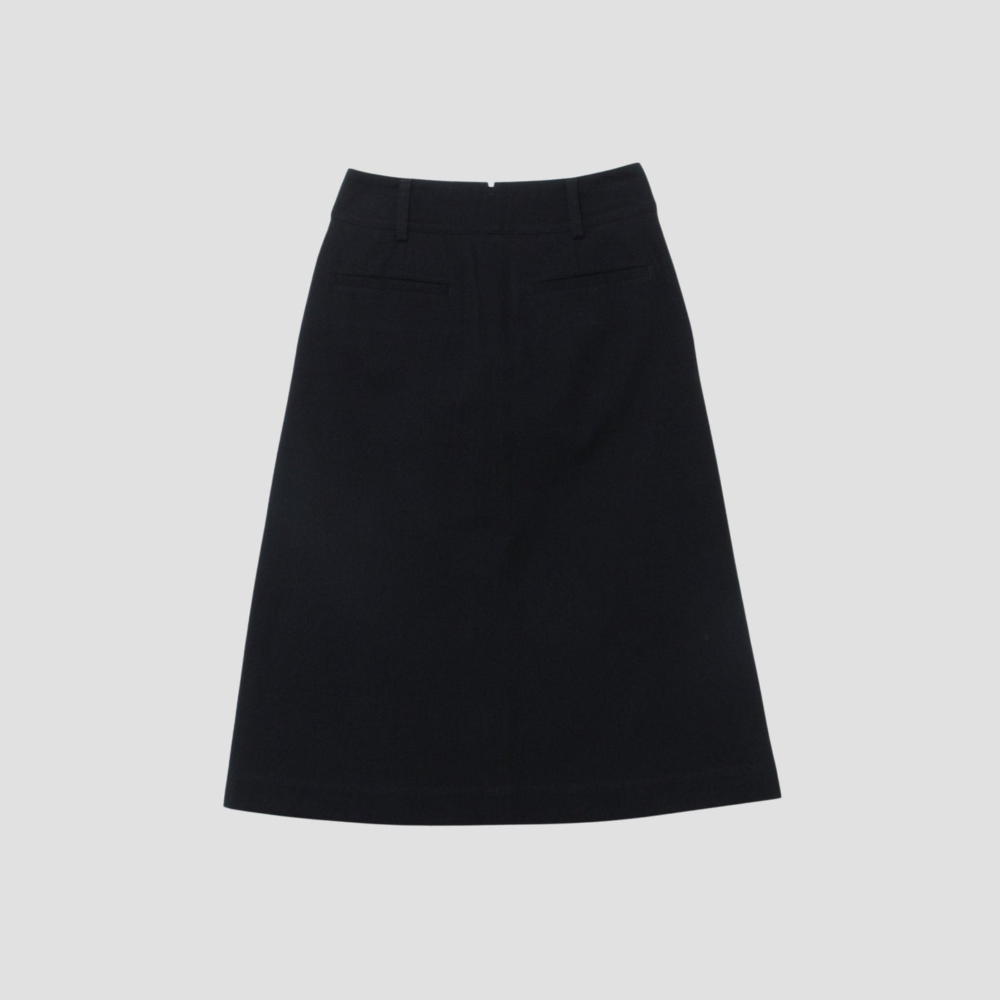 BRUSHED COTTON WOOL SKIRT
