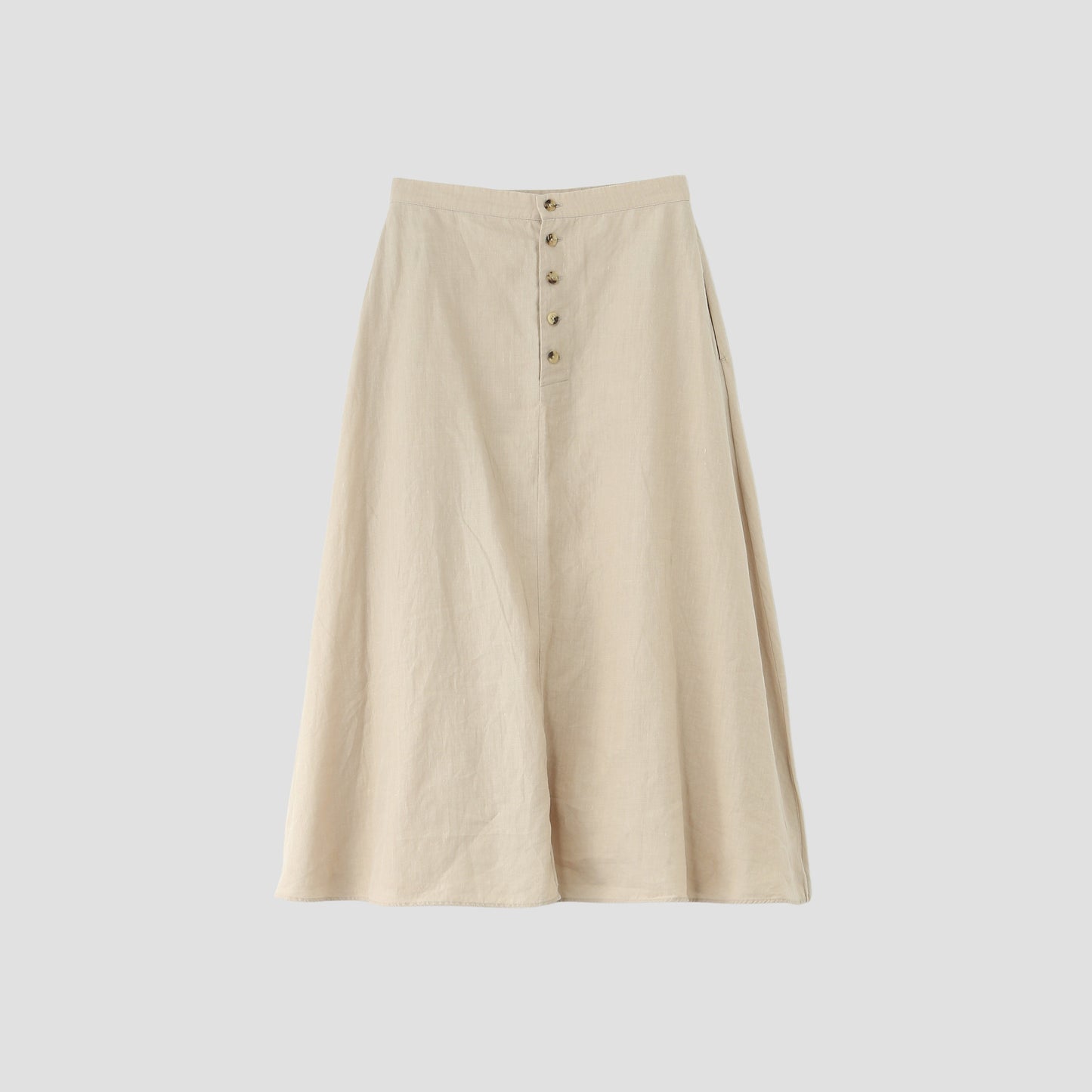 HIGH DENSE LINEN SKIRT