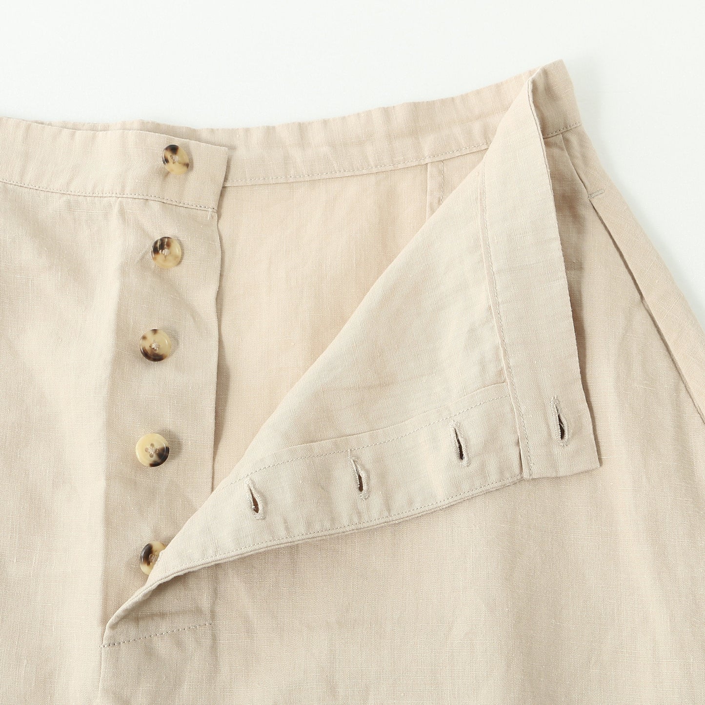 HIGH DENSE LINEN SKIRT