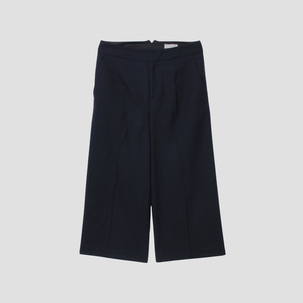 FINE WOOL FLANNEL TROUSERS