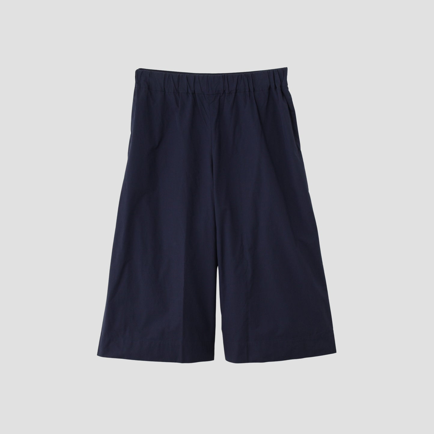WASHED COTTON POPLIN TROUSERS