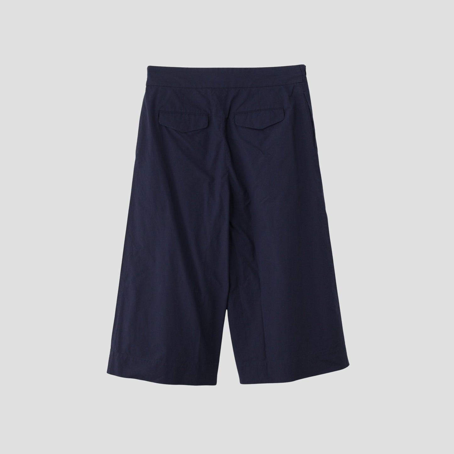 WASHED COTTON POPLIN TROUSERS