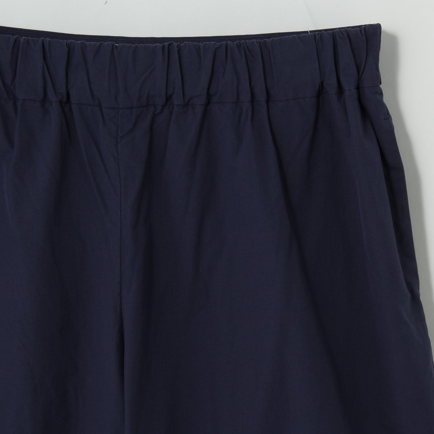WASHED COTTON POPLIN TROUSERS