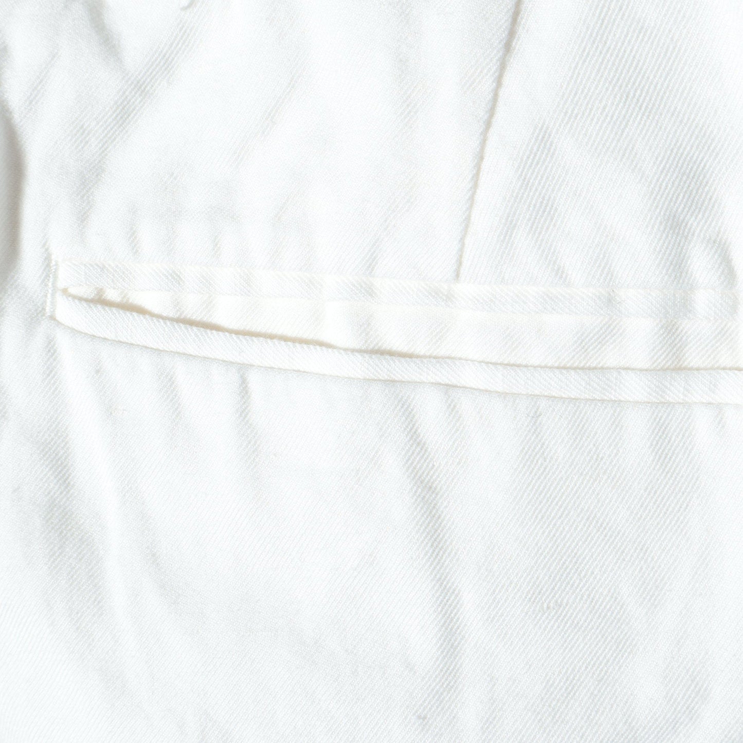 HIGH TWIST LINEN COTTON TWILL TROUSERS