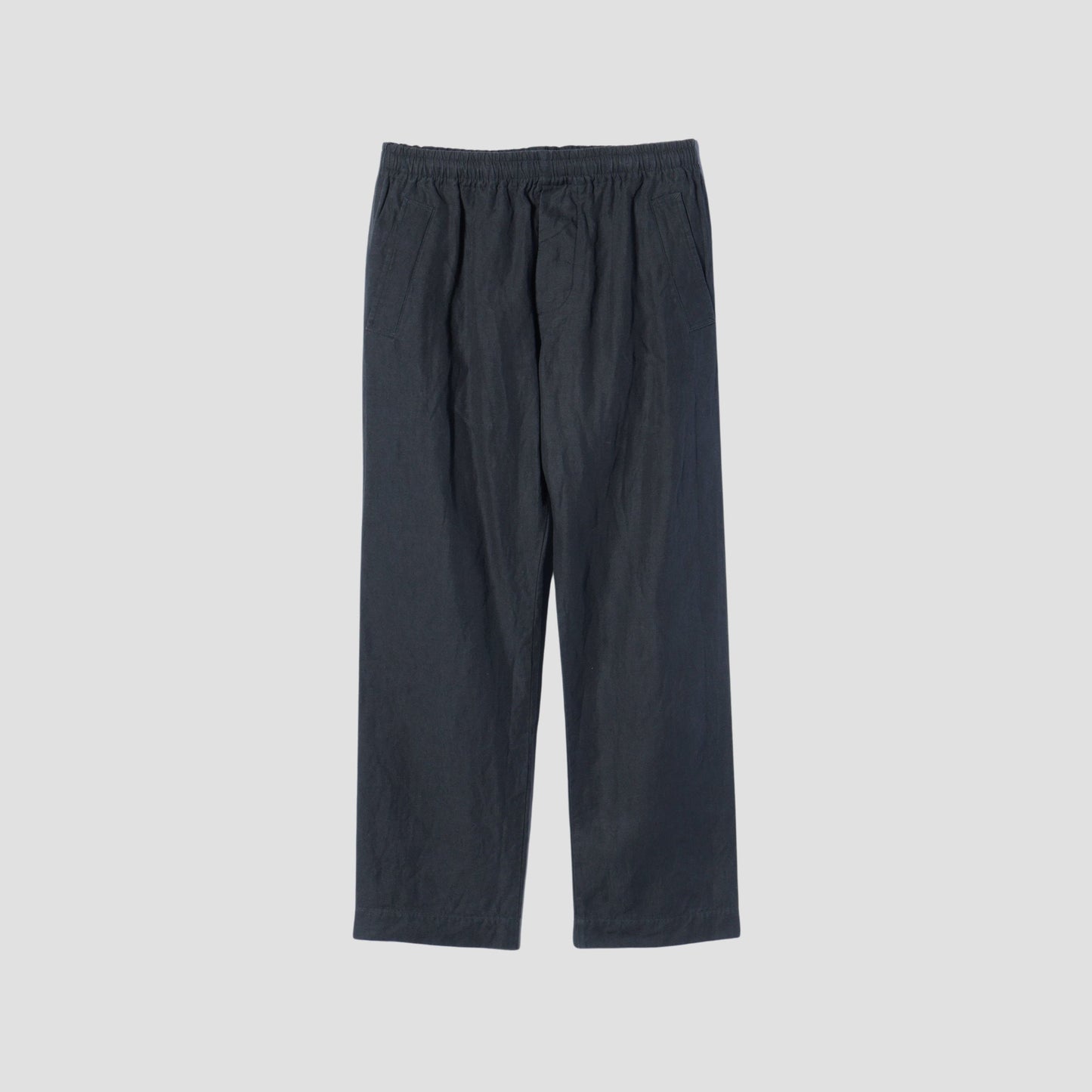HIGHDENSE PLAINWEAVE LINEN TROUSERS