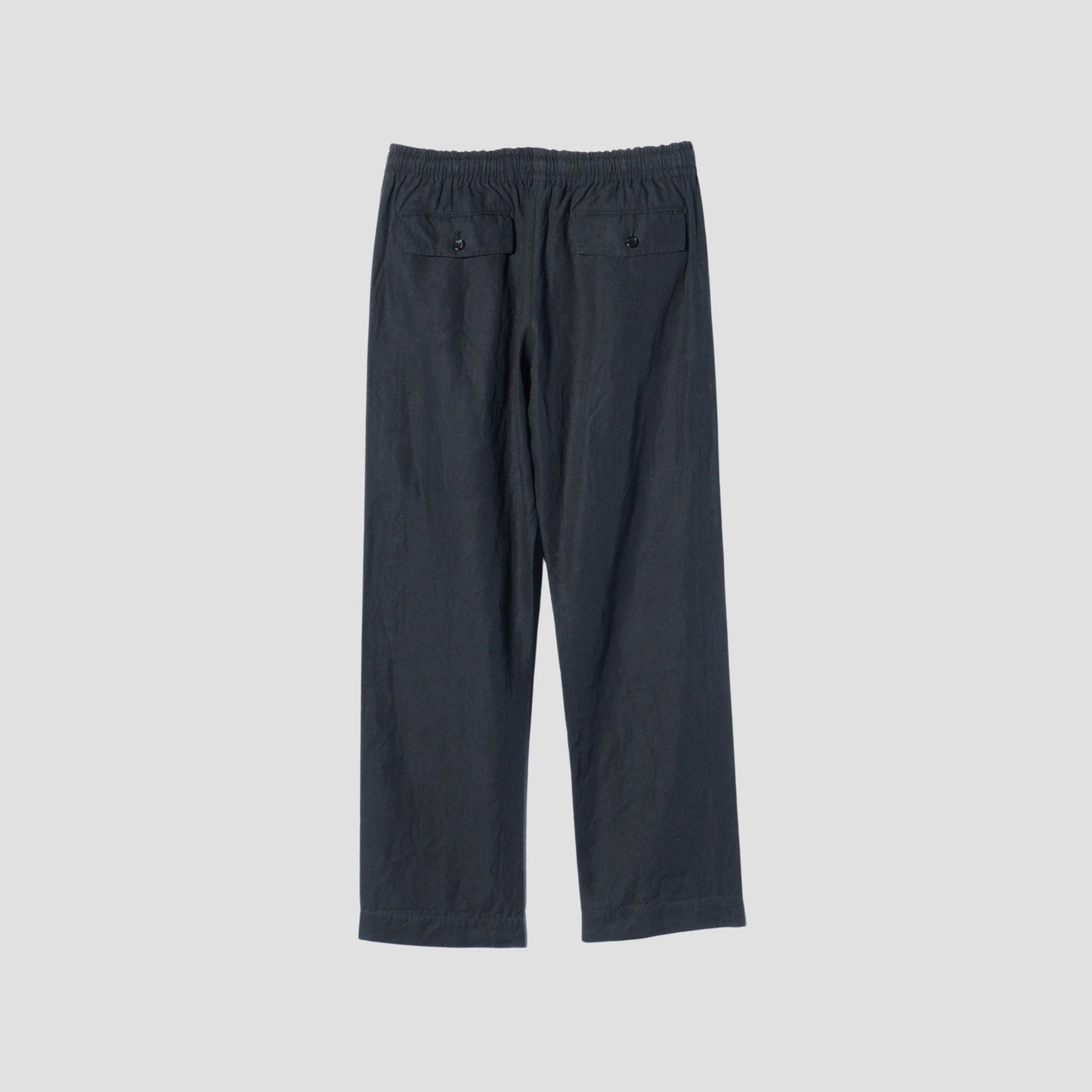 HIGHDENSE PLAINWEAVE LINEN TROUSERS