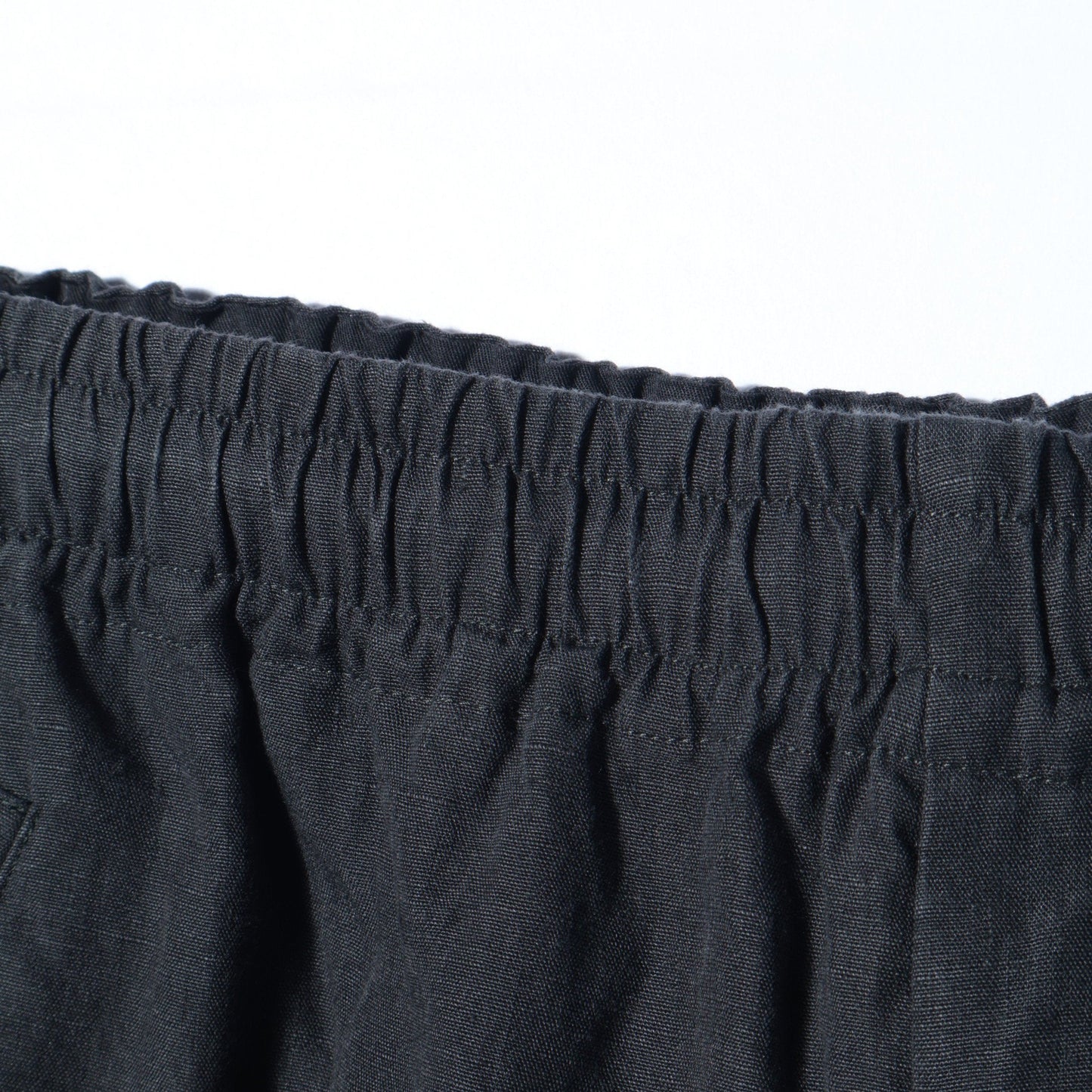 HIGHDENSE PLAINWEAVE LINEN TROUSERS