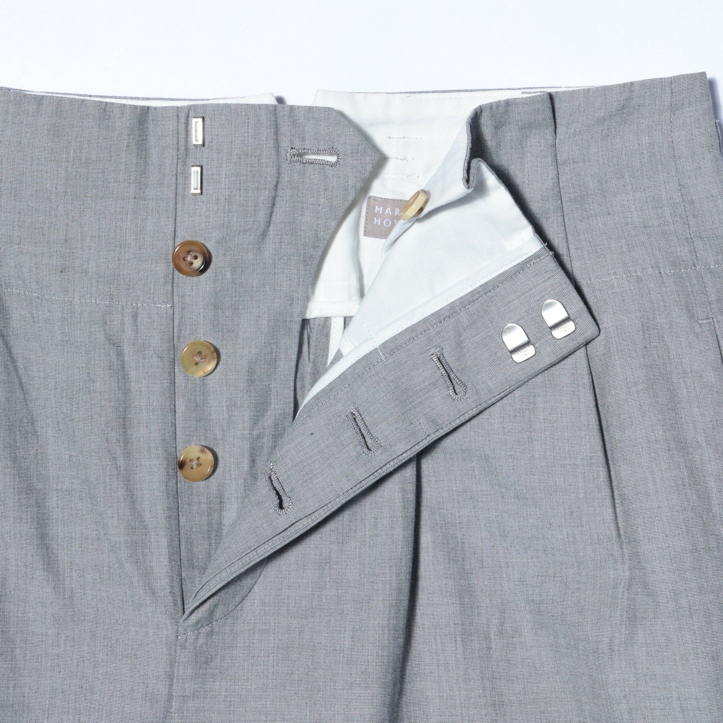 YARN DYE COTTON SHIRTING TROUSERS