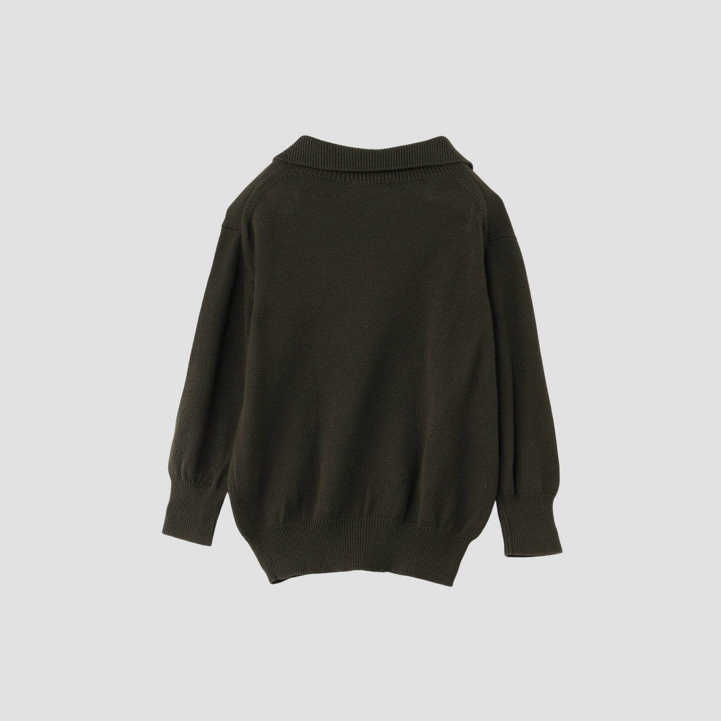 COTTON POLO JUMPER KNIT