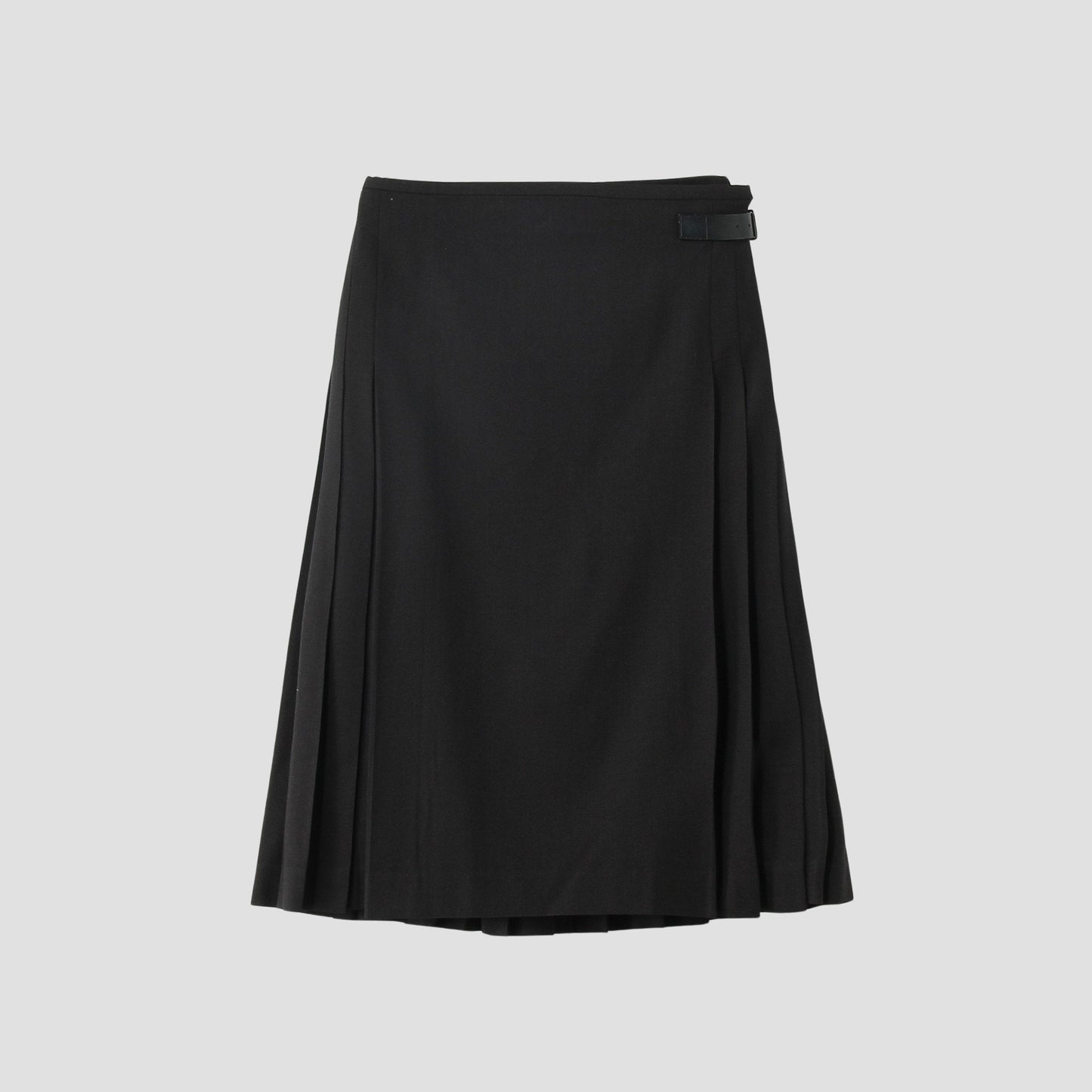 FINE WOOL FLANNEL SKIRT