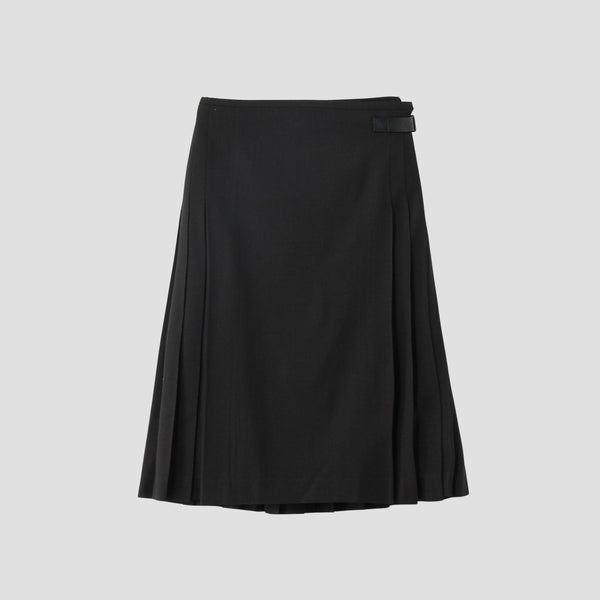 FINE WOOL FLANNEL SKIRT