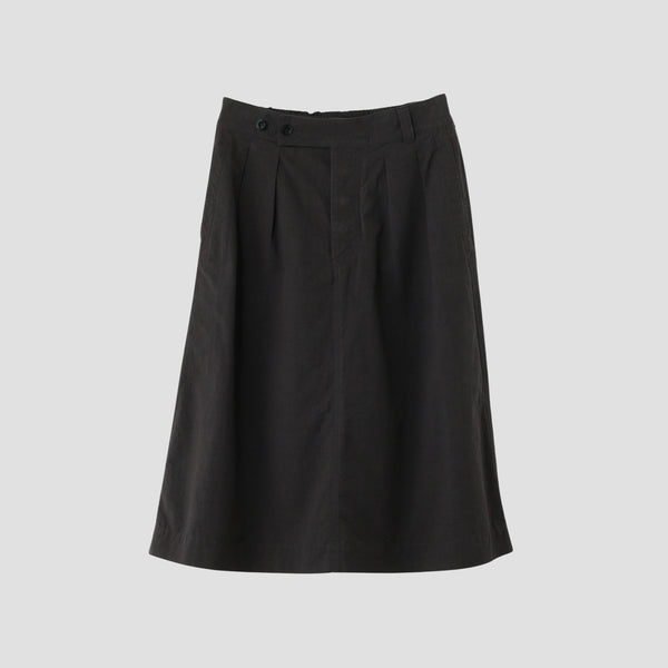 COTTON PLAIN WEAVE SKIRT
