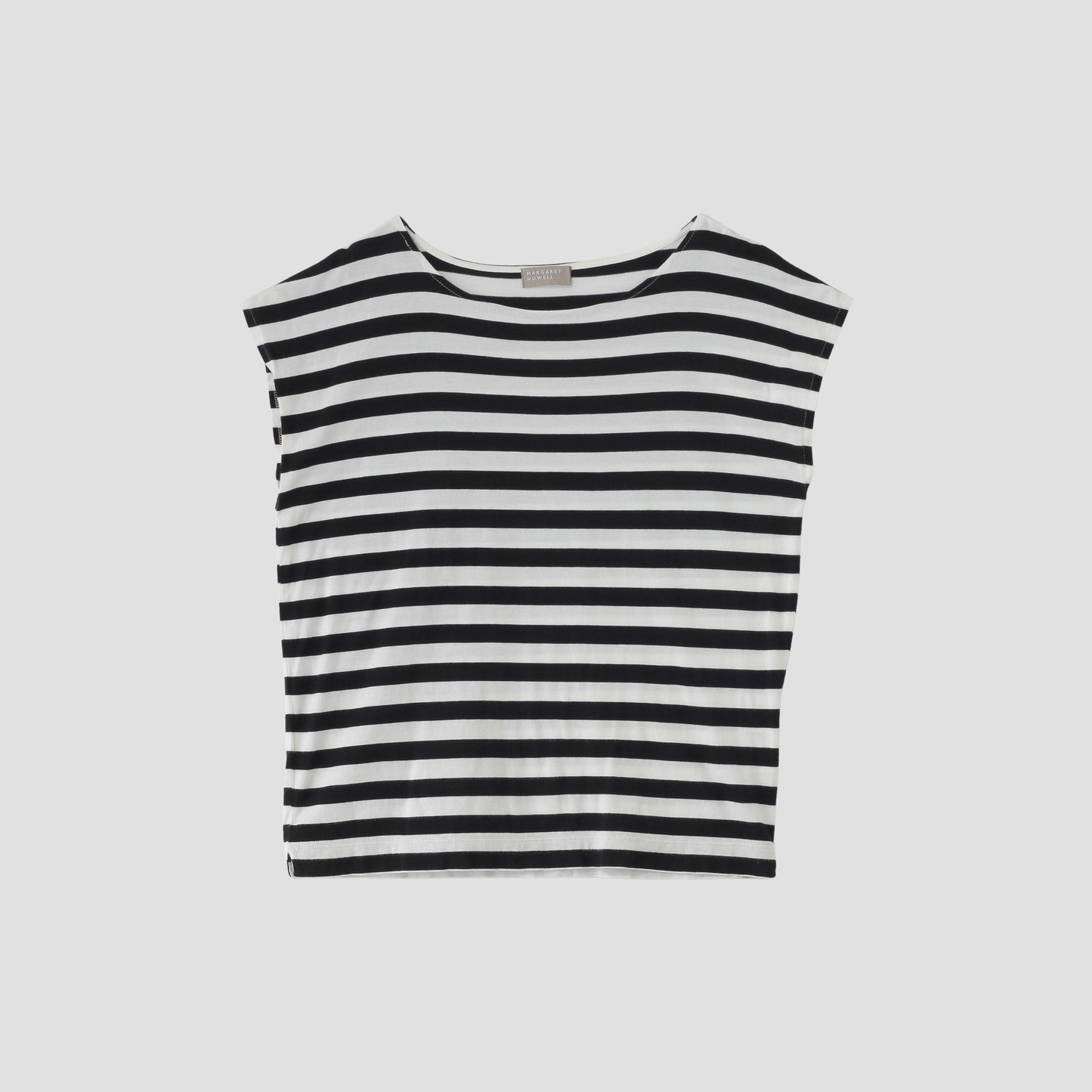 WIDE STRIPE COTTON JERSEY