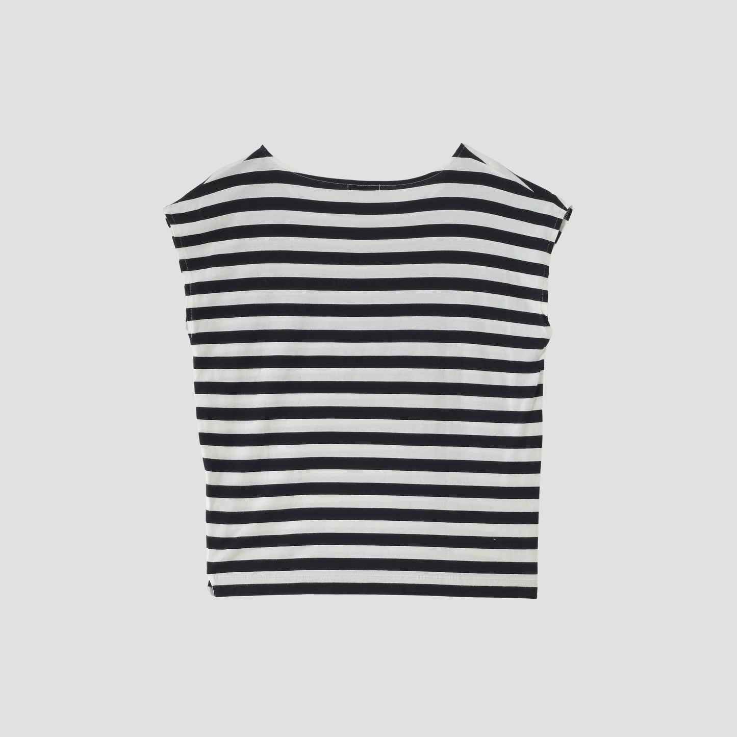 WIDE STRIPE COTTON JERSEY