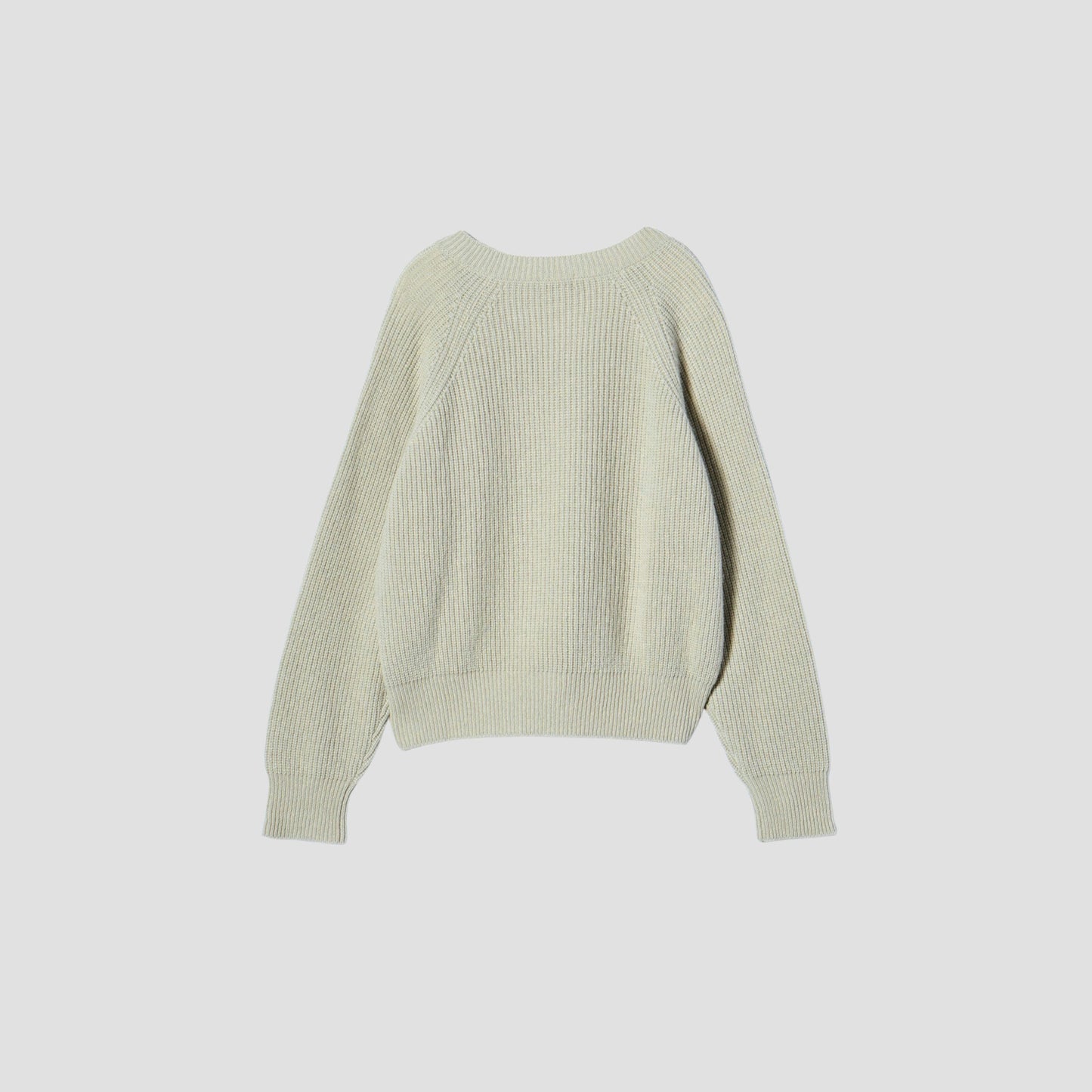 WOOL CASHMERE SILK V NECK JUMP KNIT